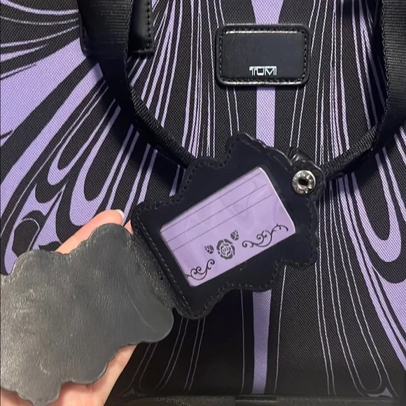 Anna Sui X Tumi Purple and Black Laptop Bag - Picture 5 of 6